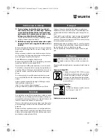 Preview for 167 page of Würth STP 10-A Translation Of The Original Operating Instructions