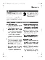 Preview for 168 page of Würth STP 10-A Translation Of The Original Operating Instructions