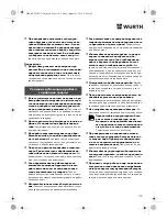 Preview for 170 page of Würth STP 10-A Translation Of The Original Operating Instructions