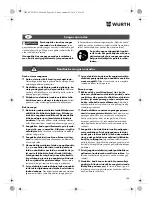 Preview for 186 page of Würth STP 10-A Translation Of The Original Operating Instructions