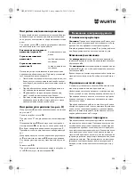 Preview for 209 page of Würth STP 10-A Translation Of The Original Operating Instructions