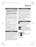 Preview for 211 page of Würth STP 10-A Translation Of The Original Operating Instructions