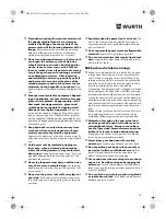 Preview for 18 page of Würth TG 12-A Translation Of The Original Operating Instructions