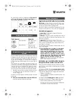 Preview for 33 page of Würth TG 12-A Translation Of The Original Operating Instructions