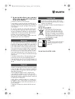 Preview for 35 page of Würth TG 12-A Translation Of The Original Operating Instructions