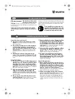 Preview for 36 page of Würth TG 12-A Translation Of The Original Operating Instructions