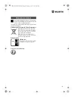 Preview for 46 page of Würth TG 12-A Translation Of The Original Operating Instructions