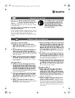 Preview for 58 page of Würth TG 12-A Translation Of The Original Operating Instructions