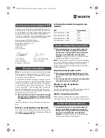 Preview for 64 page of Würth TG 12-A Translation Of The Original Operating Instructions