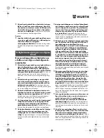 Preview for 71 page of Würth TG 12-A Translation Of The Original Operating Instructions