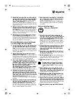 Preview for 73 page of Würth TG 12-A Translation Of The Original Operating Instructions