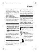 Preview for 78 page of Würth TG 12-A Translation Of The Original Operating Instructions