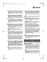 Preview for 80 page of Würth TG 12-A Translation Of The Original Operating Instructions