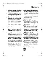 Preview for 82 page of Würth TG 12-A Translation Of The Original Operating Instructions