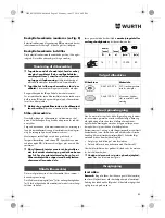 Preview for 85 page of Würth TG 12-A Translation Of The Original Operating Instructions