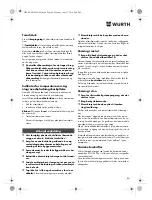 Preview for 86 page of Würth TG 12-A Translation Of The Original Operating Instructions