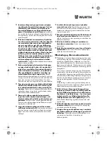 Preview for 90 page of Würth TG 12-A Translation Of The Original Operating Instructions