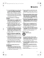 Preview for 91 page of Würth TG 12-A Translation Of The Original Operating Instructions