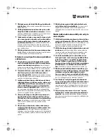 Preview for 100 page of Würth TG 12-A Translation Of The Original Operating Instructions