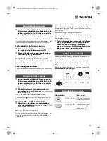 Preview for 103 page of Würth TG 12-A Translation Of The Original Operating Instructions