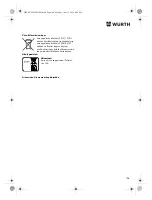 Preview for 106 page of Würth TG 12-A Translation Of The Original Operating Instructions