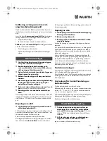 Preview for 114 page of Würth TG 12-A Translation Of The Original Operating Instructions