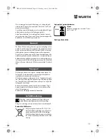 Preview for 115 page of Würth TG 12-A Translation Of The Original Operating Instructions