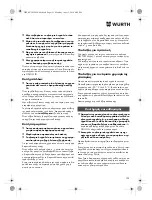 Preview for 125 page of Würth TG 12-A Translation Of The Original Operating Instructions