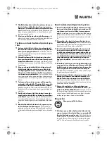 Preview for 130 page of Würth TG 12-A Translation Of The Original Operating Instructions