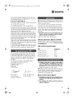 Preview for 132 page of Würth TG 12-A Translation Of The Original Operating Instructions