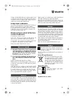 Preview for 135 page of Würth TG 12-A Translation Of The Original Operating Instructions