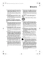 Preview for 140 page of Würth TG 12-A Translation Of The Original Operating Instructions