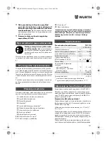 Preview for 141 page of Würth TG 12-A Translation Of The Original Operating Instructions