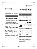 Preview for 143 page of Würth TG 12-A Translation Of The Original Operating Instructions