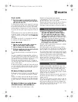 Preview for 145 page of Würth TG 12-A Translation Of The Original Operating Instructions