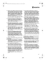 Preview for 148 page of Würth TG 12-A Translation Of The Original Operating Instructions