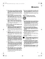 Preview for 171 page of Würth TG 12-A Translation Of The Original Operating Instructions