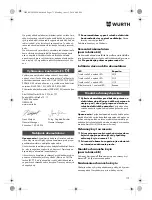 Preview for 173 page of Würth TG 12-A Translation Of The Original Operating Instructions