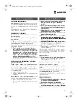 Preview for 175 page of Würth TG 12-A Translation Of The Original Operating Instructions