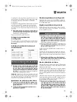 Preview for 184 page of Würth TG 12-A Translation Of The Original Operating Instructions