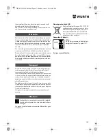 Preview for 187 page of Würth TG 12-A Translation Of The Original Operating Instructions