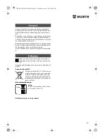 Preview for 197 page of Würth TG 12-A Translation Of The Original Operating Instructions