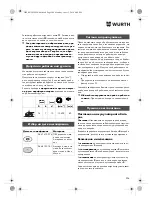 Preview for 206 page of Würth TG 12-A Translation Of The Original Operating Instructions