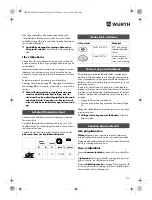 Preview for 216 page of Würth TG 12-A Translation Of The Original Operating Instructions