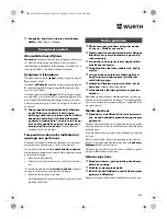 Preview for 226 page of Würth TG 12-A Translation Of The Original Operating Instructions