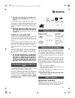 Preview for 236 page of Würth TG 12-A Translation Of The Original Operating Instructions