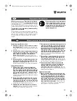 Preview for 240 page of Würth TG 12-A Translation Of The Original Operating Instructions