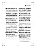 Preview for 241 page of Würth TG 12-A Translation Of The Original Operating Instructions