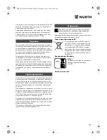 Preview for 250 page of Würth TG 12-A Translation Of The Original Operating Instructions