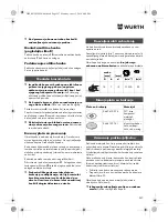 Preview for 257 page of Würth TG 12-A Translation Of The Original Operating Instructions